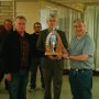 Stewart Booth - Nigel Barrow, equal first, share the trophy